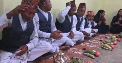  आज नेवार समुदायमा  म्हः (आत्म) पूजा गरिँदै 